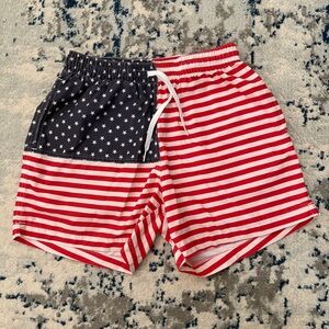 Chubbies Men’s American Flag Swim Trunks